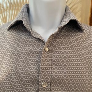 KARL LAGERFELD Men’s Grey Button Down Shirt Sz S